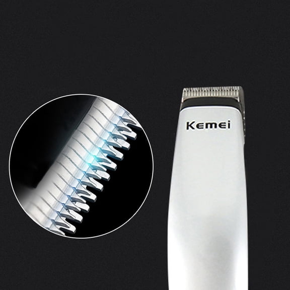 uvwlwu Professional Hair Clipper Cordless Hair Grooming Home Haircut(White)