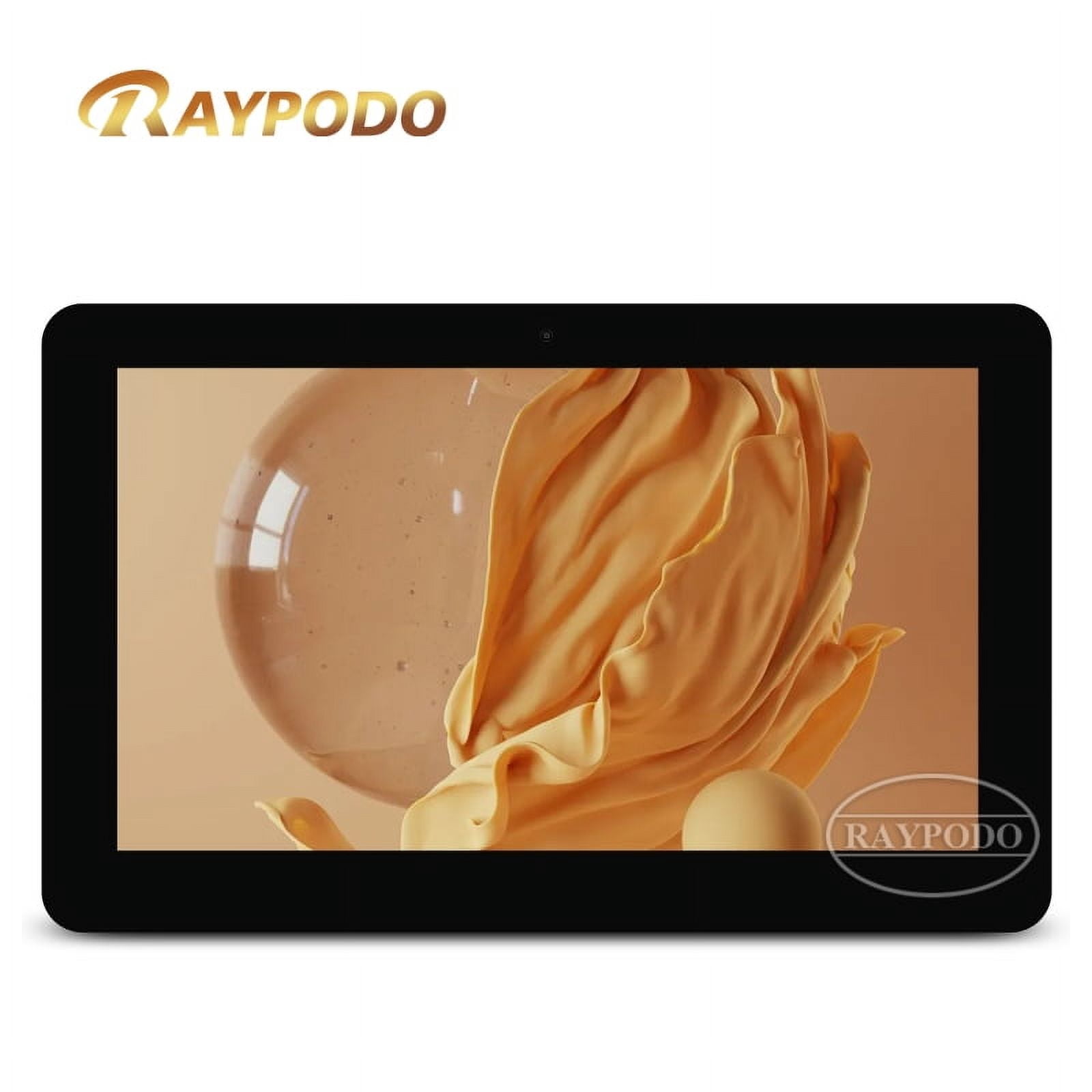 RAYPODO RPD-1400T tablet with RJ45 port 14 inch ethernet tablet meeting room tablet with RJ45 RK3568 Android 11 2+16GB 2MP WIFI Bluetooth HDMI Black