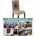 thumbnail image 6 of Dining Room Chair Covers Set of 4, Rustic Western Star Black Plaid Stretch Kitchen Chair Cover, Bless Our Home Quote Removable Washable Chair Slipcovers for Hotel,Home,Party,Banquet, 6 of 6