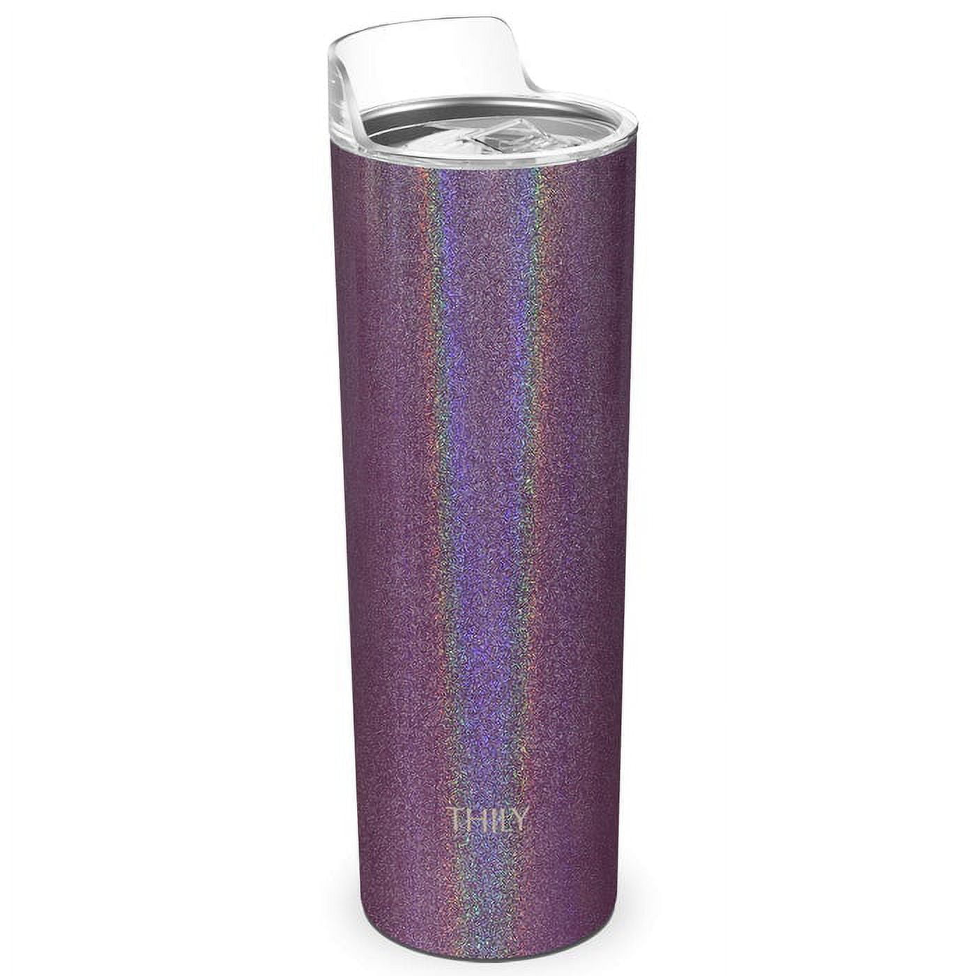 16 oz purple journey travel cup with lid and straw [3340049