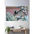 thumbnail image 2 of Lesser Double Collard Sunbird Photograph Poster Wall Art, Modern Wall Decor For Living Room Bedroom, 12x18 UNFRAMED, 2 of 3