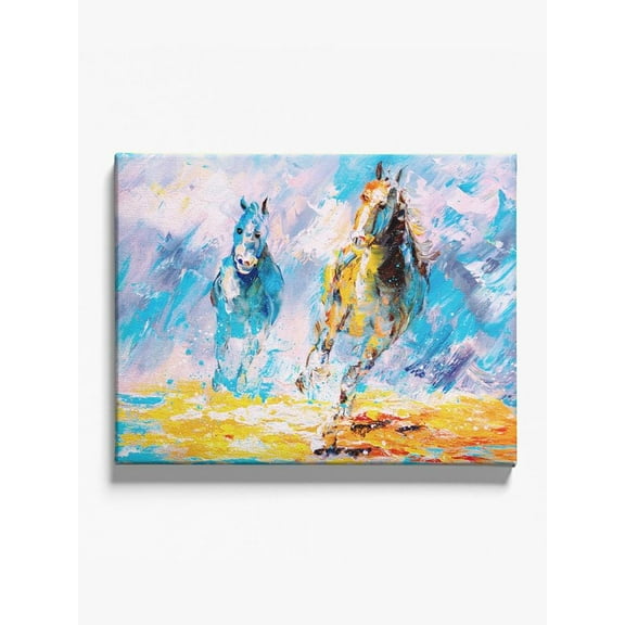 Running Horses 11x14 Canvas -Image by Shutterstock,