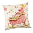thumbnail image 2 of Funda de almohada navideña, funda de almohada, decoración navideña, cómoda almohada para sofá. Caja de regalo de trineo, 2 of 9
