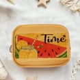thumbnail image 5 of GZHJMY 304 Stainless Steel Lunch Box Bamboo Lid, Sweet Summer Time Lunch Containers for Adults Leakproof, 8×10*3 Inch, 5 of 7