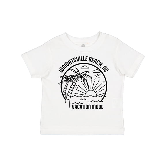 Inktastic Summer Vacation Mode Wrightsville North Carolina Boys or Girls Toddler T-Shirt