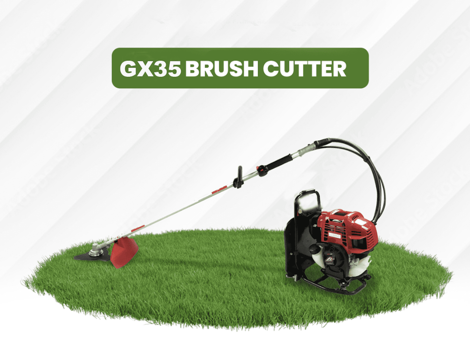 GX35 Backpack 7 IN 1 Grass Eater 4 Strokes Cordless String Trimmer Lawn Trimmer