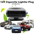 thumbnail image 7 of Portable Car Heater and Defroster,200W 12V Portable Car Heater that Plugs into Cigarette Lighter,2-in-1 Fast Heating & Cooling Modes 360° Rotatable (black), 7 of 7