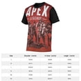 thumbnail image 2 of Apex Legends Shirts Men's Short Sleeve Printed T-Shirt Graphic Comfortable Tee Tops Summer Blouse XL, 2 of 5