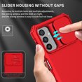thumbnail image 5 of Jiahe Cover for Samsung Galaxy A13 5G,Slim Shockproof Kickstand Rugged with Slide Camera Lens Protection Dual Layer Protection Cover,Red, 5 of 8