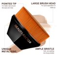 BEAUTYFACTOR Foundation Makeup Brush,Flat Top Kabuki Brush,Foundation
