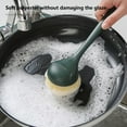 thumbnail image 7 of Neoyler Long Handle Pot Cleaning Brush Non Scratch Sponge Dishwasher Safe for Washing Dishes Bowls Pots Pans and Non Stick Cookware with Eco Friendly PP Plastic Handle 0.187lb, 7 of 7