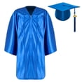 thumbnail image 2 of Toptie Unisex Kindergarten Kids Graduation Set Gown Cap Tassel 2024-Royal Blue-XL, 2 of 5