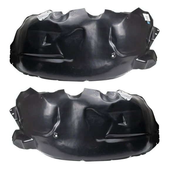 TRQ Front Inner Fender Liner Set Fits Select 2004-2008 Ford F-150 FO1248125 FO1249125
