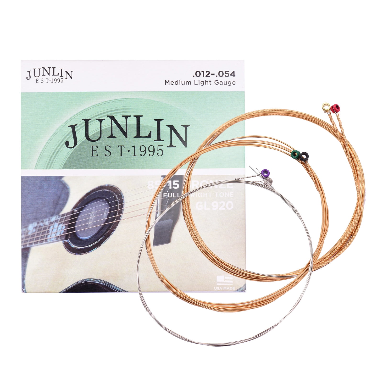 Acoustic Guitar Strings 85/15 Bronze Corrosion Resistant 6 Strings Set