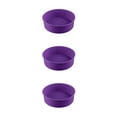 thumbnail image 3 of kurtrusly Mariage Fête Gâteau Restaurant Réutilisable Mousse Lavable Rond Moule Cuisine Gadget Accessoires Purpe 8 Pouces 3Set, 3 of 6