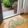 thumbnail image 5 of Spring Welcome Mat Floral Doormat Flower Outdoor Rug Non Slip Entrance Outdoor Indoor Doormat 30" x 17", 5 of 6