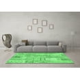 thumbnail image 3 of Ahgly Company Indoor Rectangle Patchwork Emerald Green Transitional Area Rugs, 8' x 10', 3 of 4
