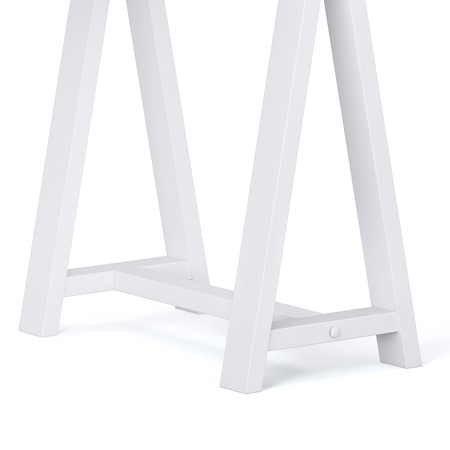 Spokane SOLID WOOD Desk in White