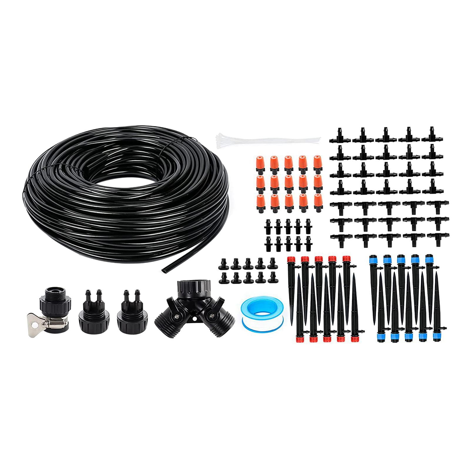 Fzaqwen Drip Irrigation Kit Professional Fittings Garden Irrigation System Watering Drip