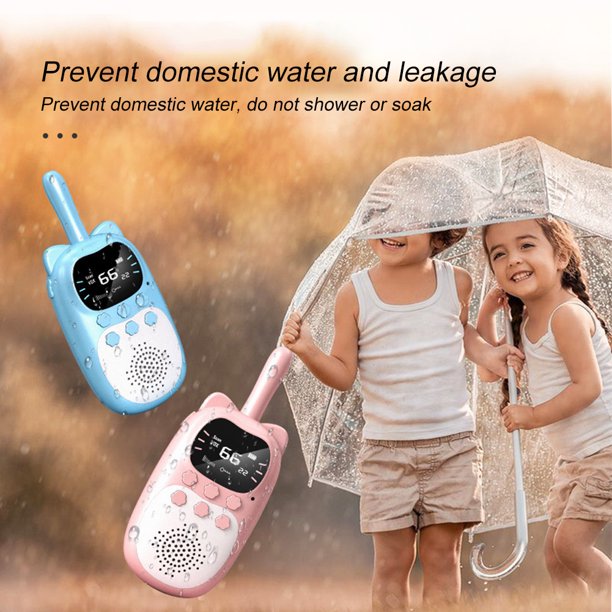 Walkie Talkie inalámbrico Transceptor de juguete interactivo Regalo de cumpleaños para niños Tmvgtek juguetes de los niños