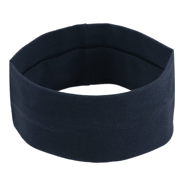 Uds. Diademas, bandas para el sudor, diadema elástica que absorbe la humedad, para deportes, algodón, azul marino