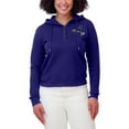 Women's WEAR by Erin Andrews Purple Baltimore Ravens Waffle Hoodie