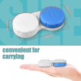 thumbnail image 2 of 12pcs Colorful Mini Eyes Contact Lens Case, Contact Lenses Container Box Left/right Eyes Contact Lens Holder, 2 of 5