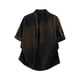 thumbnail image 4 of Blusa y camisa de manga corta con cuello alto para hombre, color liso, informal, holgada, a la moda, con botones y bolsillo, de poliéster., 4 of 8