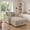 Brown, variant on 53.5" Velvet Upholstered Chaise Lounge Sofa with a Pull-out Storage Drawer and 2 Pillows