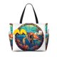 thumbnail image 1 of Fotbe Sea Turtle in Coral Bolsa de Viaje para Playa - Resistente al Agua, Bolsa Tote de Gran Capacidad y Ligera con 7 Bolsillos para Mujeres y Hombres, 1 of 7