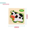 thumbnail image 2 of Set de 10 Rompecabezas Didacticos Educativos YEI Madera Animales, 2 of 5