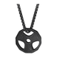 thumbnail image 2 of Collar Con Dije Disco Pesa Cadena Acero Inoxidable Gym Fit Malubero, Negro, 2 of 5