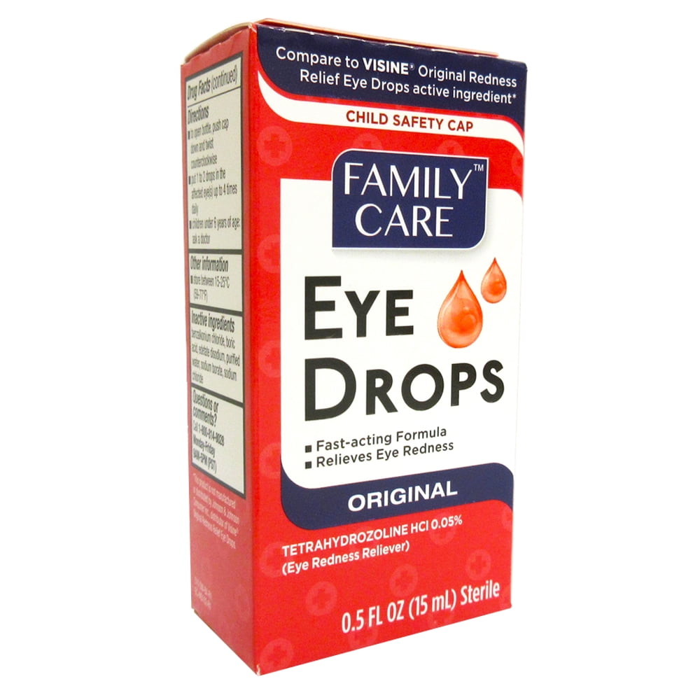 Eye Drops Relief Lubricant Itchy Redness Soothe Irritated Refresh