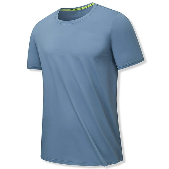 Aloohaidyvio T Shirts for Men Big and Tall,Workout Shirts for Men Short Sleeve Quick Dry Athletic Gym Active T Shirt 2024 Spring Summer Moisture Wicking Tops