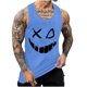 thumbnail image 1 of Camisetas de Tanque de los Hombres Tanque de los Hombres Incolor Gradiente de Impresión Cuello Redondo Correa Delgada Fuga Atrás Regular Casual Deportes Blusas de Tanque, 1 of 5