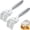 2pcs, variant on Meat Claws, Stainless Steel BBQ ShredderClaws Fork Meat Splitter with Bottle Opener, BBQ Claws for Chicken, Turkey, Beef