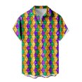 thumbnail image 1 of Camisetas de Manga Corta Crewneck Impreso Casual Suelto Camiseta, 95% Poliéster 5% Mezcla de Spandex Cuello Redondo para el Hogar, Diario Y Cuatro Estaciones de Uso, 1 of 4