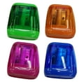 thumbnail image 5 of Darzheoy Pencil Sharpeners, Pencil Sharpeners Manual, Holes Compact Colored Handheld Pencil Sharpener with Lid for Home Office (3Pcs), 5 of 7