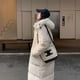 thumbnail image 5 of Chaqueta de plumón y algodón para mujer, chaqueta de algodón larga y de alta gama, abrigo de invierno, 5 of 5