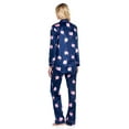 thumbnail image 3 of Ashford & Brooks Women's Minky Micro Fleece Button Up Pajama Set, 3 of 5