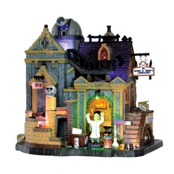 Lemax 35493 Dr. Gloom N. Doom's Lhoratory Spooky Town Building Halloween Decor