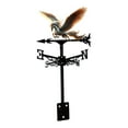thumbnail image 2 of Veleta de metal con forma de caballo, veleta de hierro forjado, adorno artístico para terraza. Estilo B, 2 of 9