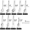 thumbnail image 2 of Juego de utensilios de cocina Standcn de acero inoxidable 304, 9 piezas, 2 of 8