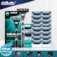 thumbnail image 2 of 16PCS Gillette MACH 3 Cartuchos de cuchillas de afeitar para hombres Recarga / Recarga de cabeza de Gillette Deng Xun unisex, 2 of 2