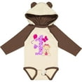 thumbnail image 3 of Inktastic First Birthday with Cute Puppy and Butterflies Boys or Girls Long Sleeve Baby Bodysuit, 3 of 5