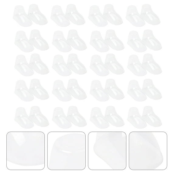 ibasenice 100pcs Baby Shoe Display Insert PVC Practical Prevent Deforming For Friends