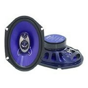Pyle Pl683bl Blue Label 6-inch X 8-inch 360-watt-max 3-way Coaxial Speakers
