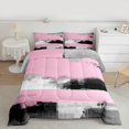 thumbnail image 2 of Manfei Boys Girls Oil Painting Bedding Comforter Set 2pcs,Abstract Artwork Twin Comforter Sets Microfiber,Graffiti Splash Breathable Bedding Set,Microfiber Bedroom Decor,Reversible, 2 of 8