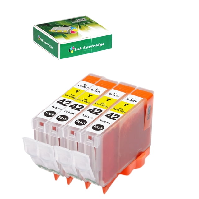 Cartucho de tinta NEXTPAGE CLI-42 amarillo, paquete de 4 unidades para Pixma Pro-100