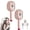 2*PINK, variant on Electric Spray Air Cushion Massage Comb, Red Light Vibration Mist Hair Brush for Detangling, Frizz Control and Scalp Care
